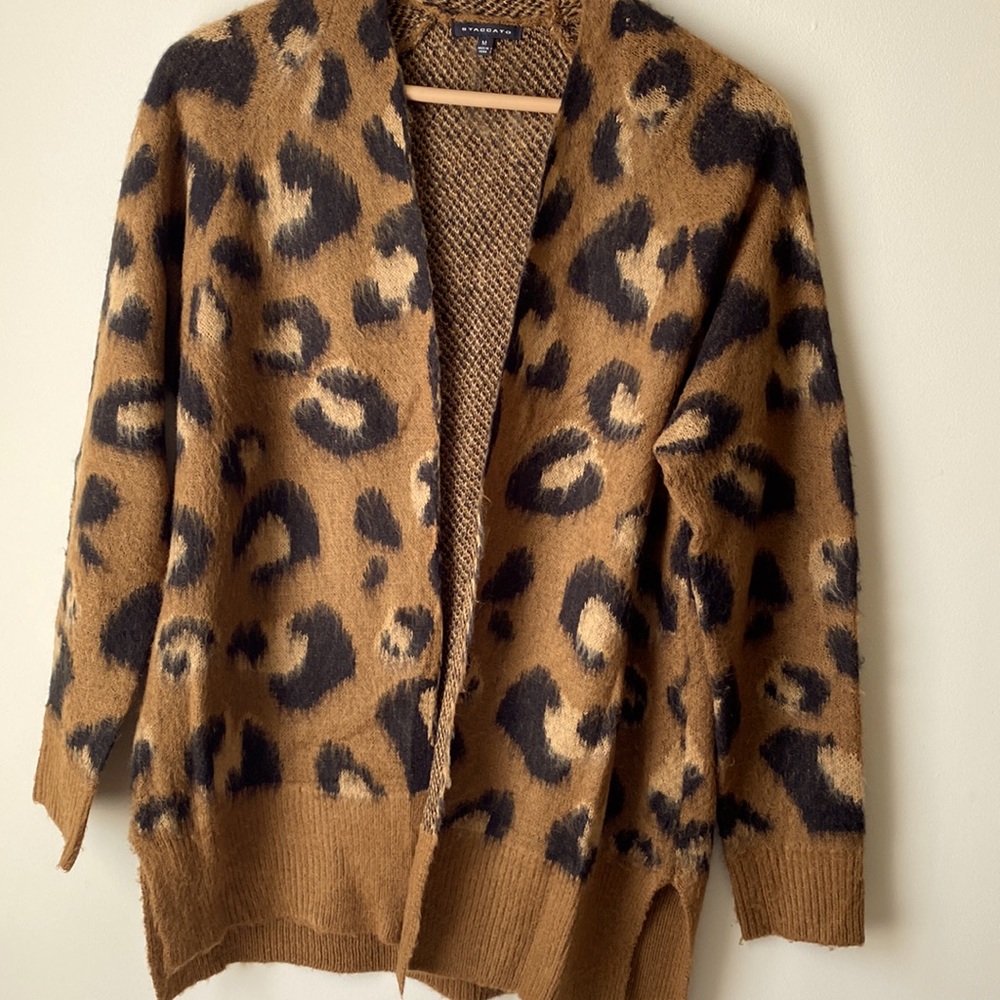 Staccato brushed knit cardigan.  Size medium